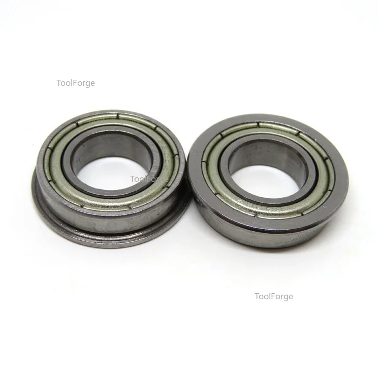 Bearings 20pcs F6801ZZ Flanged bearing F6801ZZ F6801-ZZ Z 12x21x5 flange deep groove ball bearings