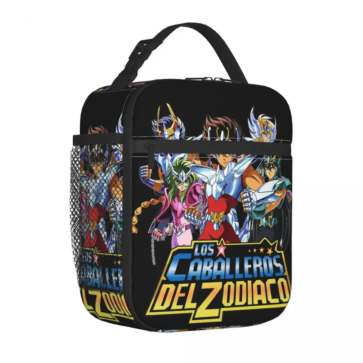 2025 New Knights Of The Zodiac Thermal Insulated Lunch Bags for Travel Saints Seiya Portable Food Container Bags Cooler Thermal