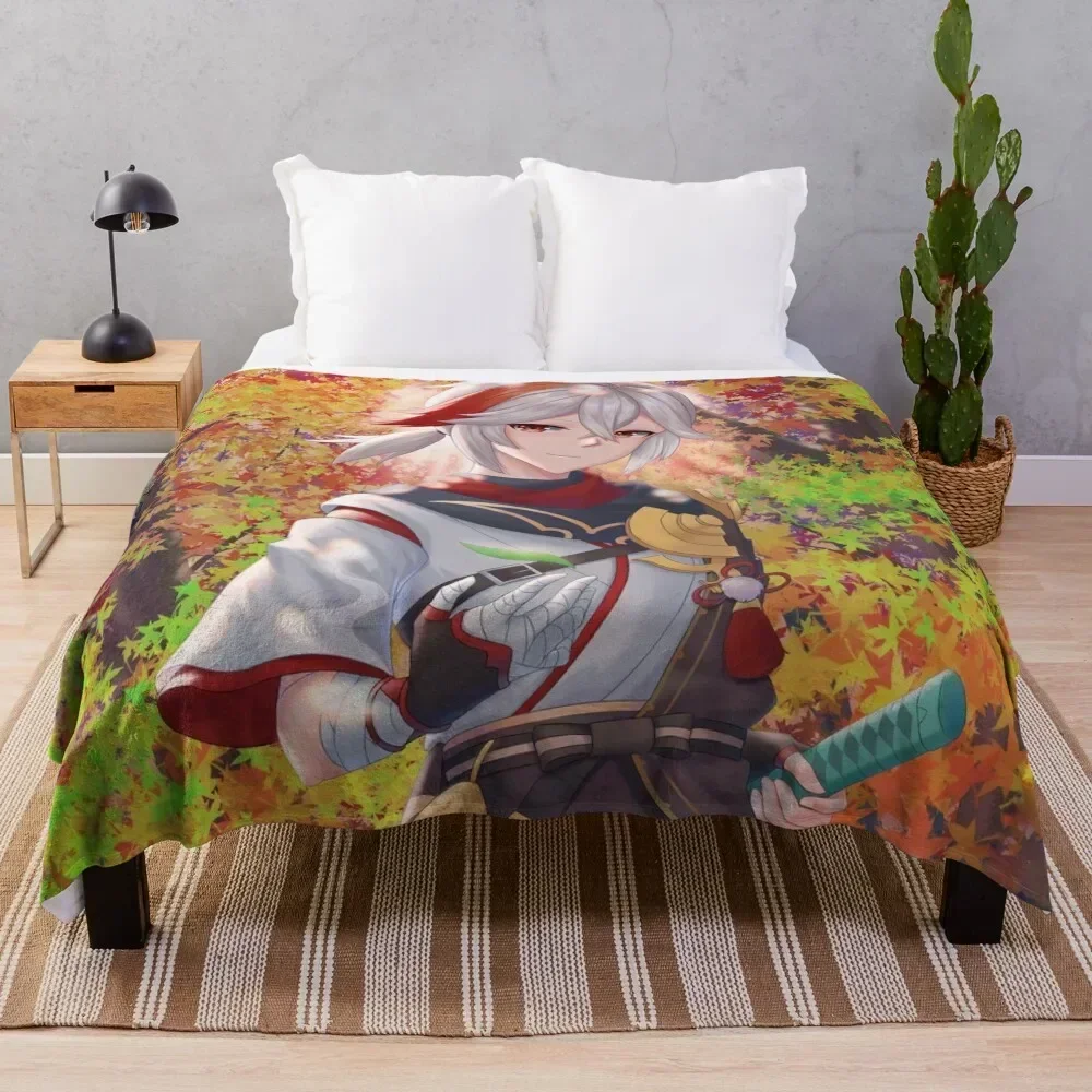 

Kaedehara Kazuha Throw Blanket Warm Throw Blanket Gift for Anniversary