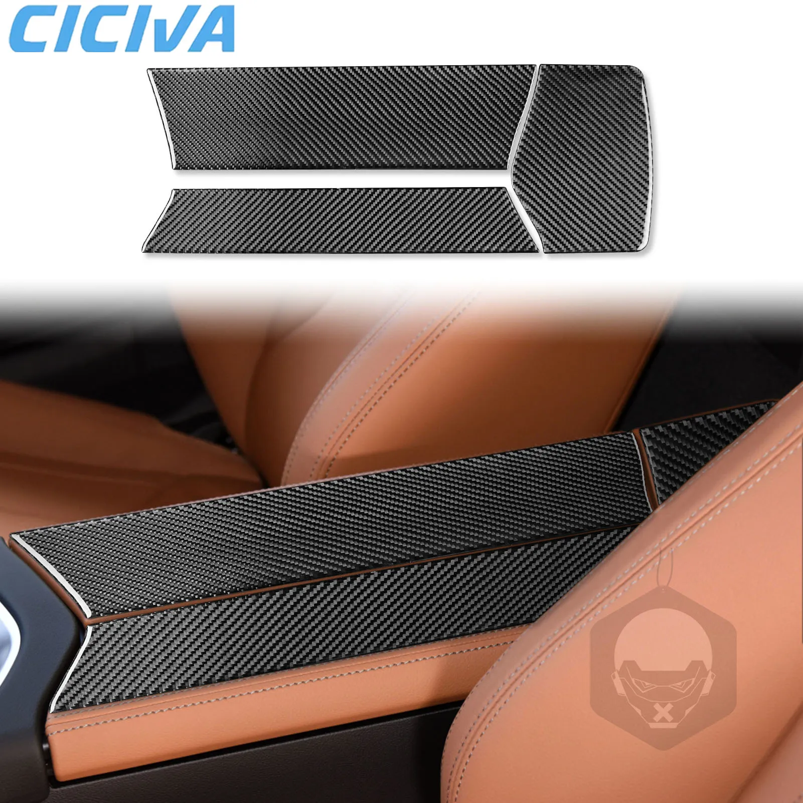 

For BMW Z4 G29 Accessories Interior 2019-2024 Carbon Fiber Center Console Armrest Storage Panel Cover Tuning Stickers Auto Trims