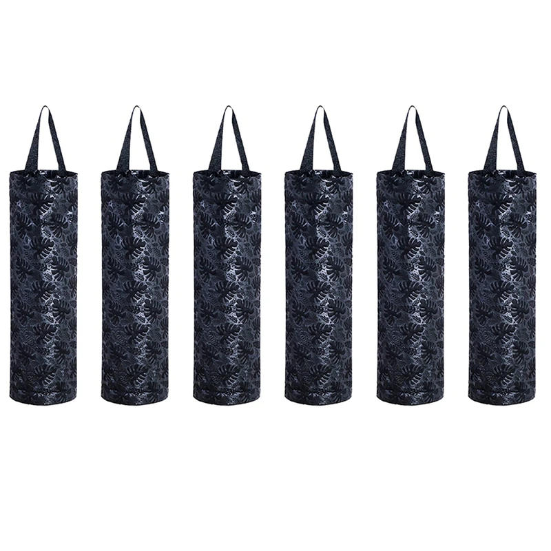 

LALA Plastic Bag Storage Rack, Kitchen Grocery Garbage Bag Round Storage Bag Sundries Wall Storage Box Kitchen Storage