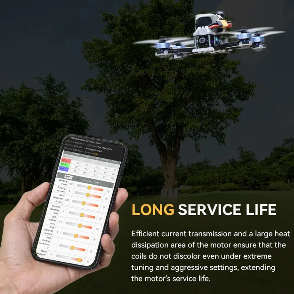 T-MOTOR Pacer V4 P2406 Juicy Sbang Acro Motor sem escova KV2060 para drone freestyle de 5-6 "polegadas FLOW BANDO
