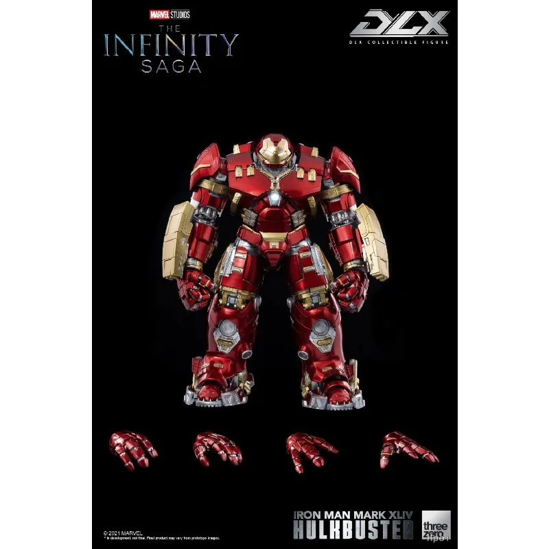 

Original Threezero MARVEL 3Z0248 DLX The Infinity Saga Iron Man Mark XLIV HulkBuster Anime Figure Model