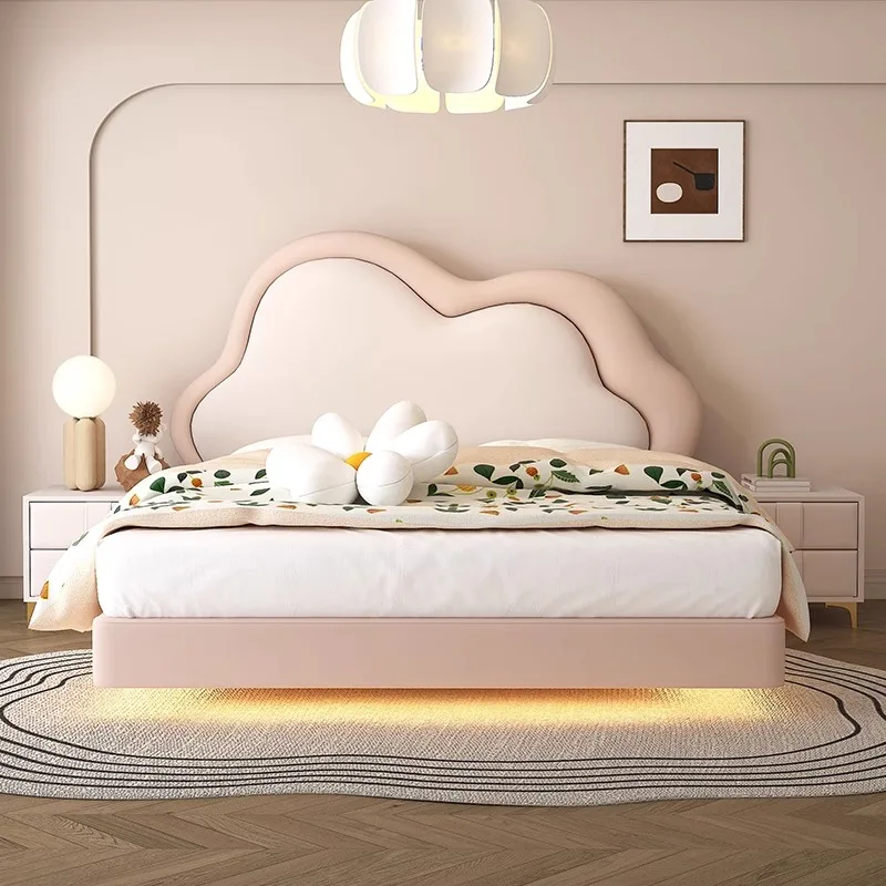 

Minimalist Storage Double Bed Luxury Modern Daybed Tanning Double Bed Two-person Bed Camas Matrimoniales Bedroom Furniture