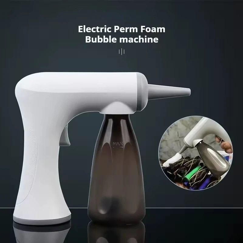 Hair Salon Electric Foam Machine Hairdressing Salon Perming  and Styling Tool 300ml Long-lasting Barbershop Foam Shaping Gun