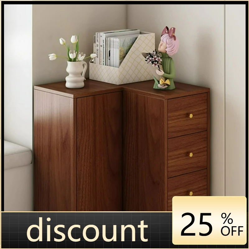 LTT Modern Simple Solid Wood Corner Cabinet Student Household Corner Triangle Locker