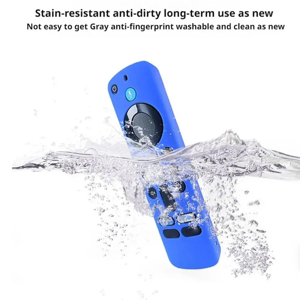 

For Amazon Fire TV Stick 4K (2nd Gen) 2024 Remote Cover Skin Case Anti-Slip Shockproof Protective Dustproof Silicone Grip S M0D6