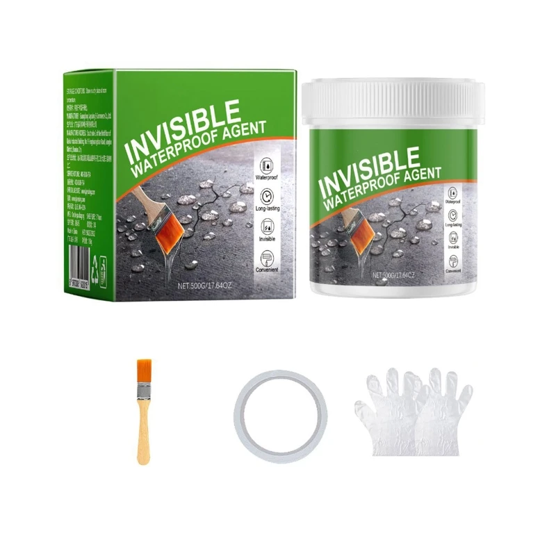 Clear Waterproof Agent Invisible Waterproof Leakage Resistant Agent Waterproof Coating Agent for Indoor and Outdoor Use