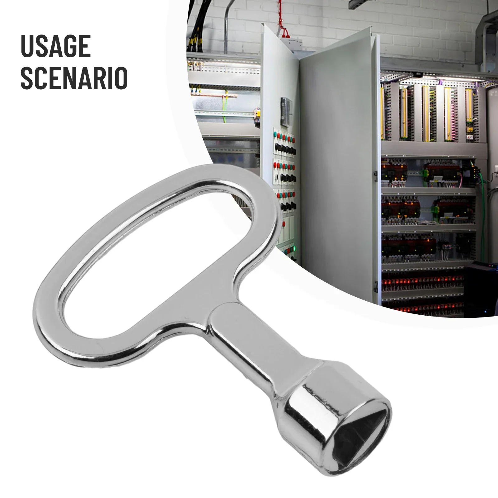 Clé triangulaire universelle à fente, serrure de porte d'ascenseur, clé de assujet, boîte électrique pour armoire MELSwitch