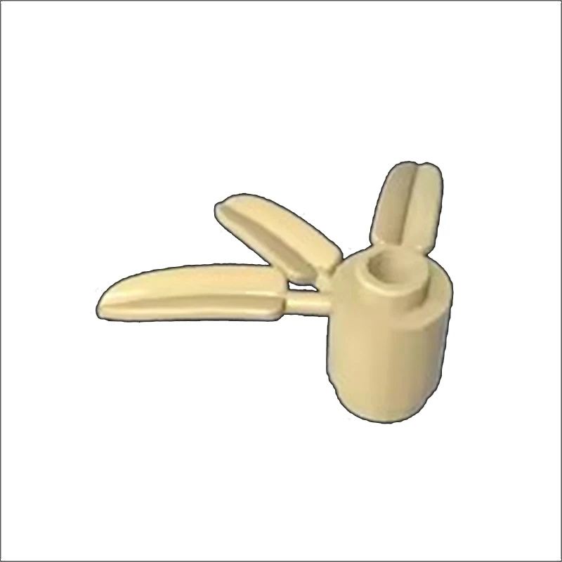 50 Stück MOC-Teile 30176 Pflanze Rund 1 x 1 - 3 Bambusblätter Kompatible Bausteine DIY Montage Bausteine Partikel Kinderspielzeug – Detail 4