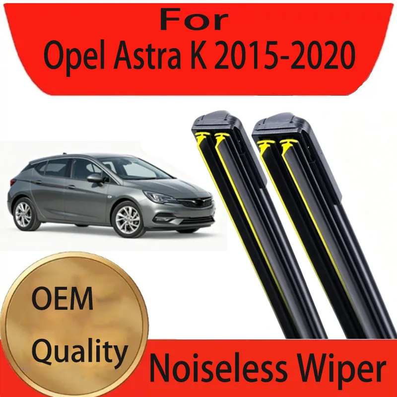 Front Wiper Blades For Opel Astra K 2015 2016 2017 2018 2019 2020 Windshield Windscreen Front Window 28"+24" Accessories