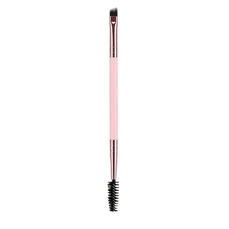 Dual Purpose Precision Makeup Brush Eyelash Separator Brush & Fine Slanted Eyeliner Brush for Professional Makeup Look