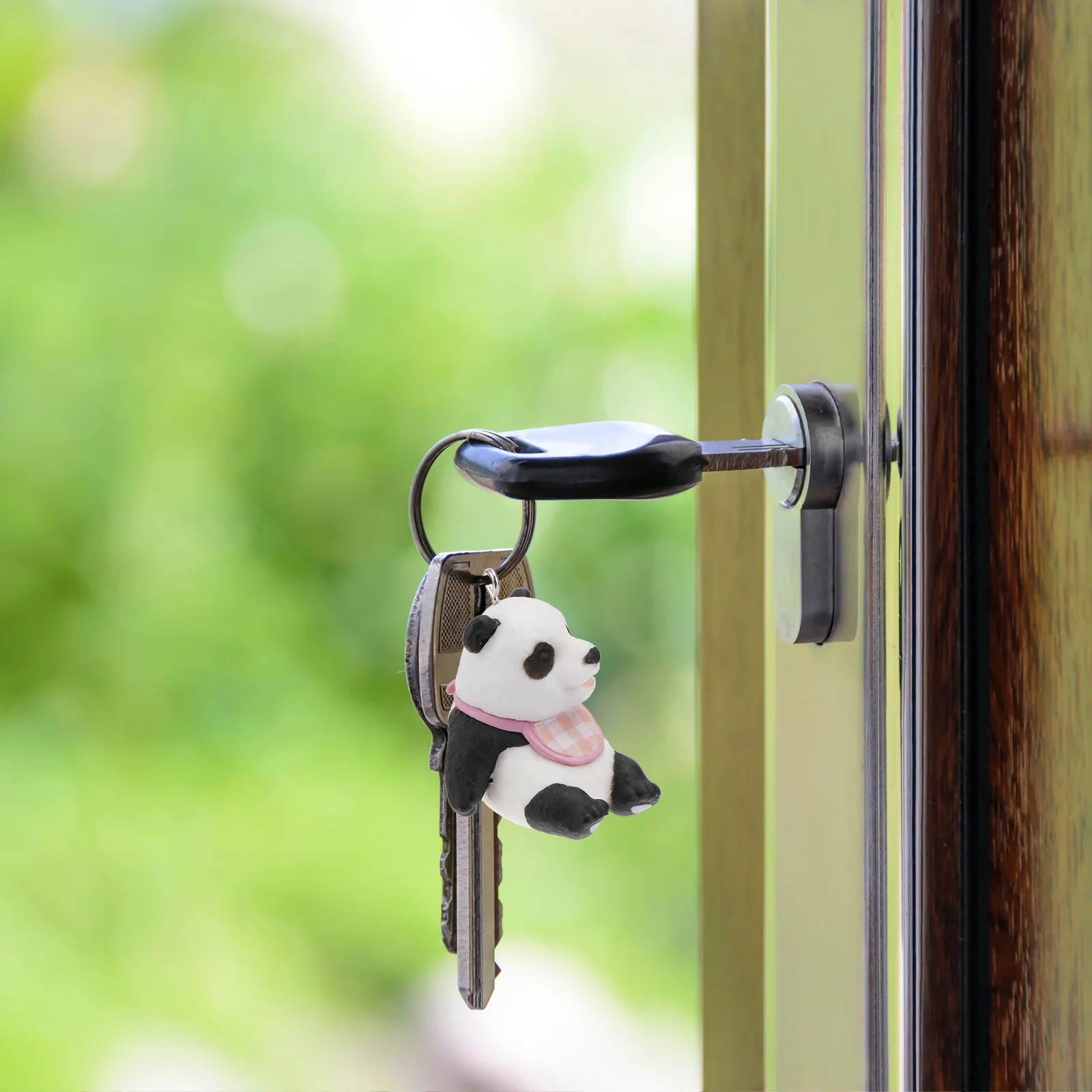 

5Pcs Animal Shaped Key Ring Decor Resin DIY Material Pendant for Handmade Earrings Bag Accessory Creative Gift