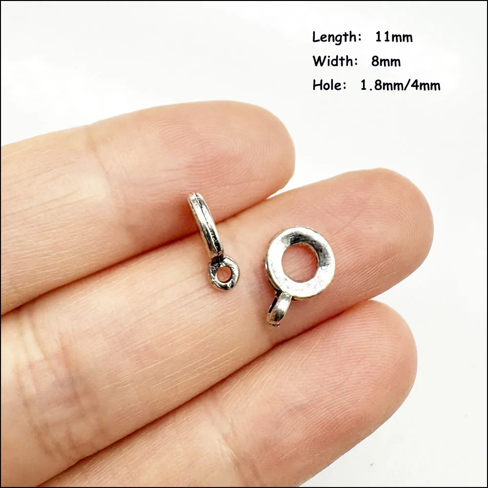 Tiny Bail Connectors for DIY Jewellery Making