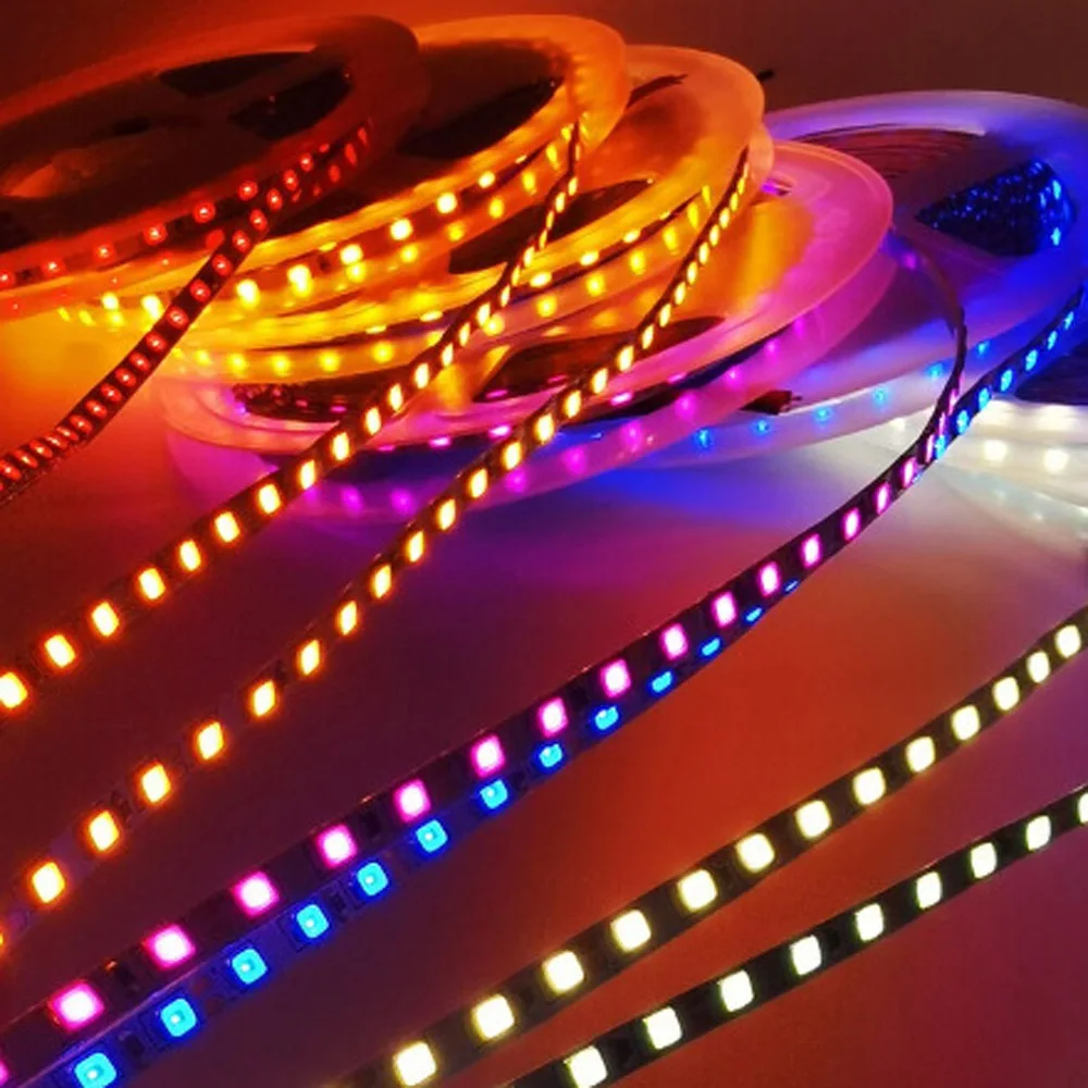 

5m 4mm 5mm Narrow LED Strip FlexibleTape Backlight Ribbon 3000k Natural White 4000k 6000k Pink Yellow Orange Red Green 12v 24v