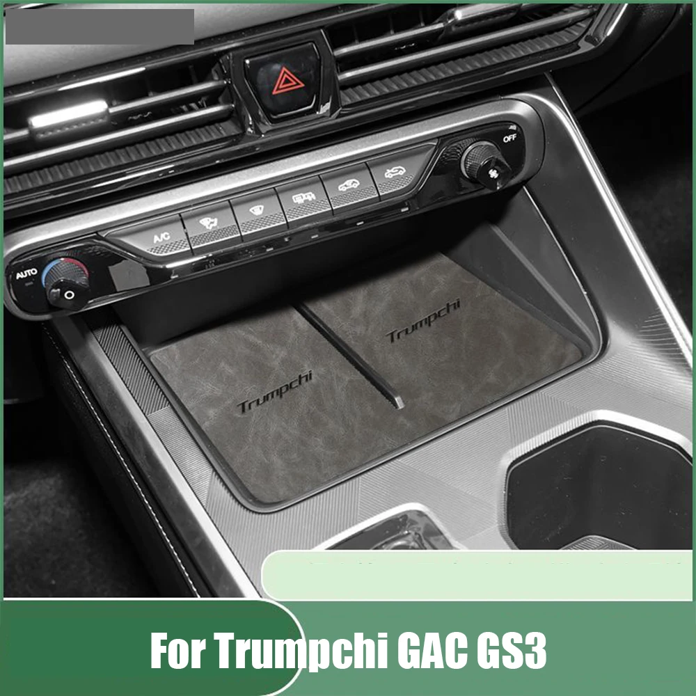 

For Trumpchi GAC GS3 Emzoom 2023 2024 Car Non-Slip Door Groove Pad Gate Slot Pad Mat Water Coaster Storage Box Interior Protect