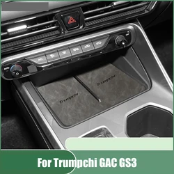 For Trumpchi GAC GS3 Emzoom 2023 2024 Car Non-Slip Door Groove Pad Gate Slot Pad Mat Water Coaster Storage Box Interior Protect