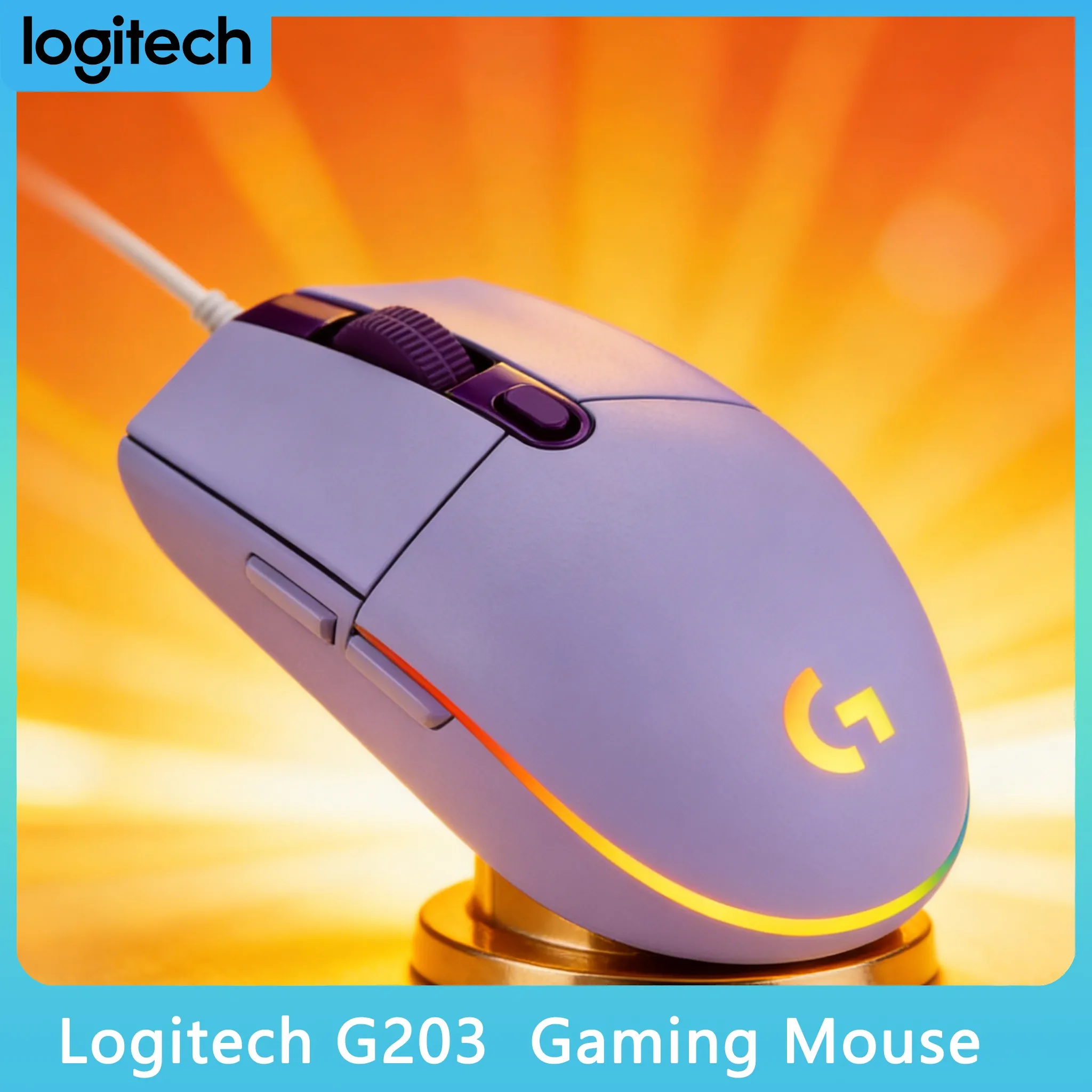 

G203 Esports Gaming Mouse RGB Light Effect 1ms Report Rate Top Seller