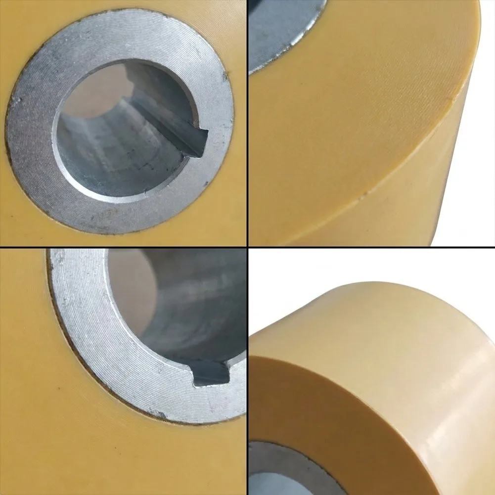 rouleau-d'alimentation-composite-caoutchouc-metal-pour-machines-de-transformation-du-bois-fonctionnement-stable-et-resistance-a-la-friction-continue