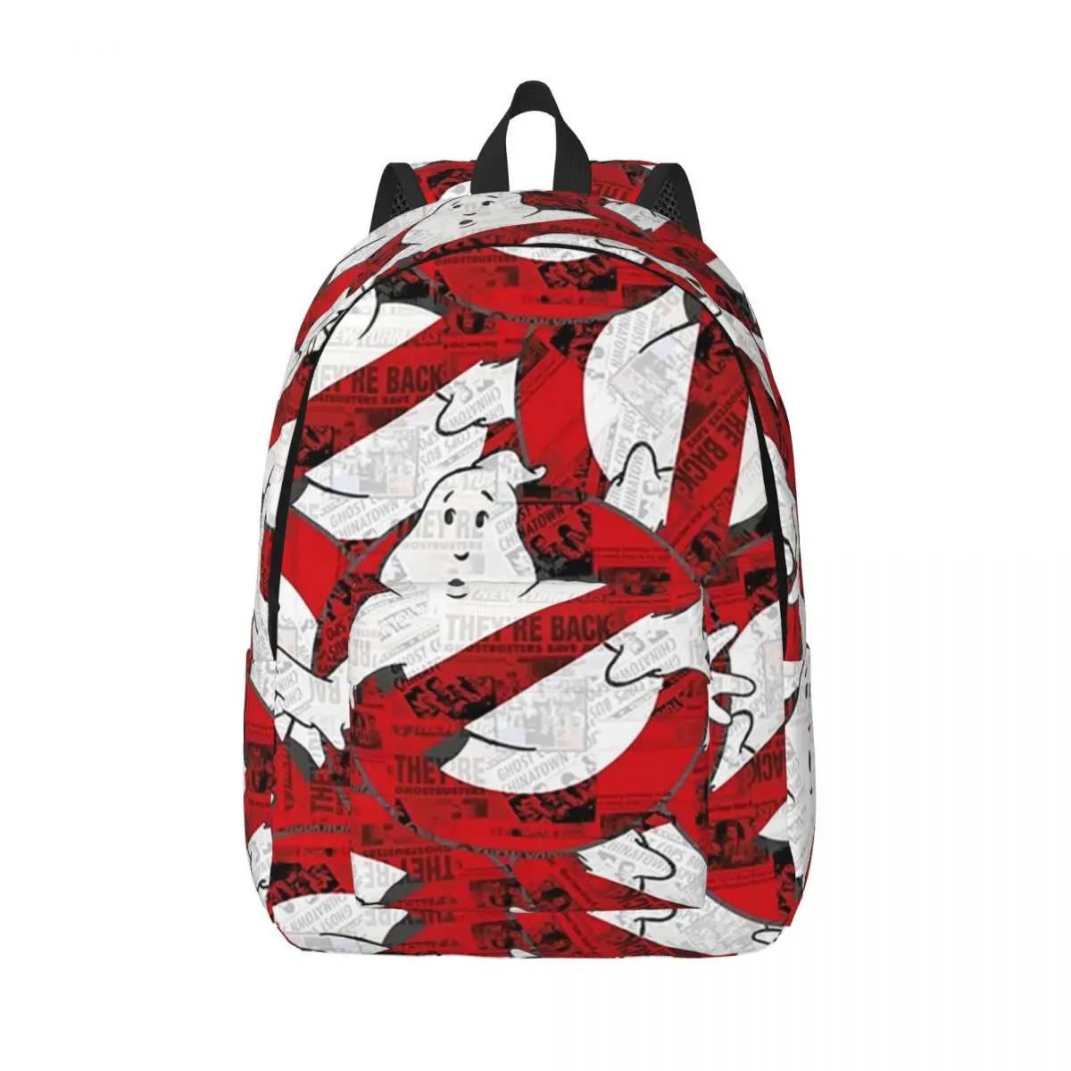

The GhostBusters Logo Pattern Student Backpack School Bag Hiking Travel Daypack for Men Women Bookbag Shoulder Bags