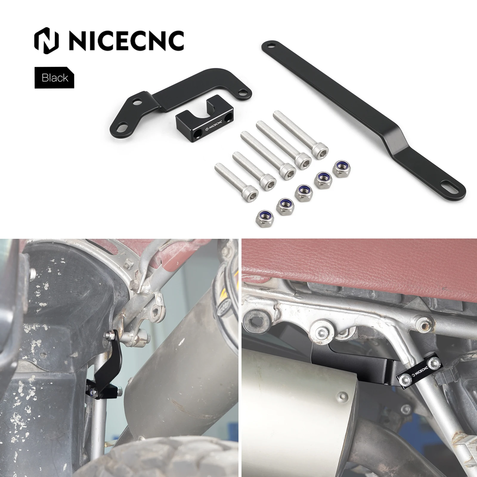 NICECNC For Honda XR650L XR 650L 1993-2024 2023 2022 2021 XR 650 L Motorcycle Rear Subframe Support Reinforced Arm Stiffener