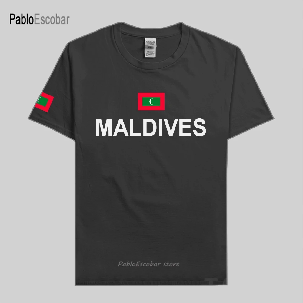 Republic of Maldives MDV mens t shirts jersey hip hop nation cotton t-shirt fitness brand clothing teenation emblem summer