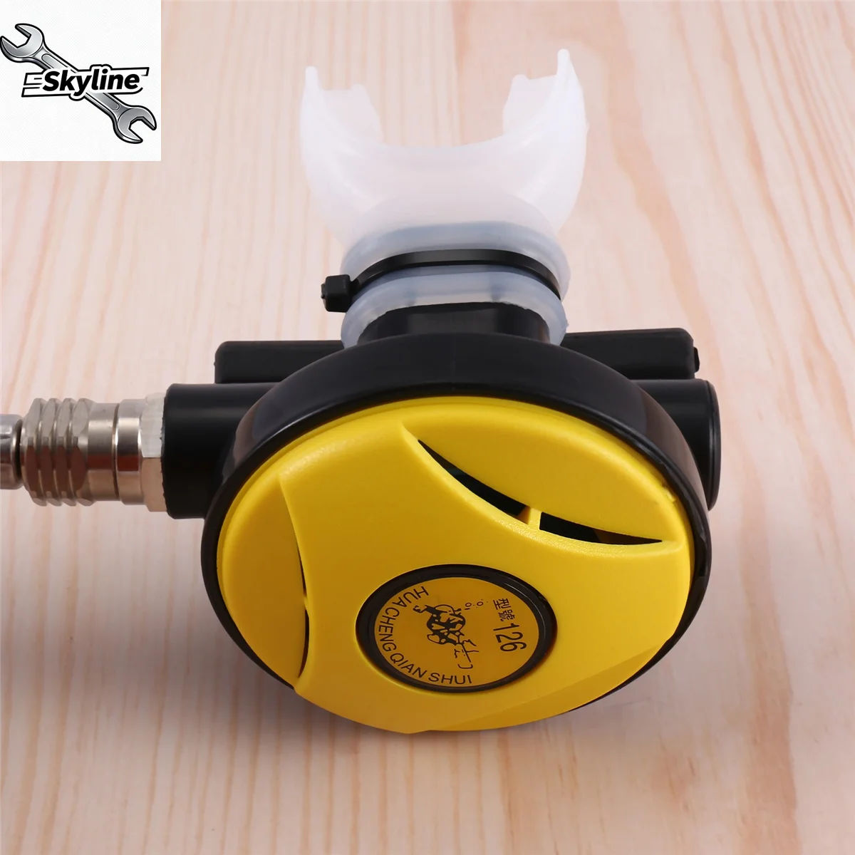 A80IScuba Diving Diver Regulator Diving Snorkel Tube Snorkeling Equipment Pressure Reducer 2Nd Dive Diving Regulator-Yellow