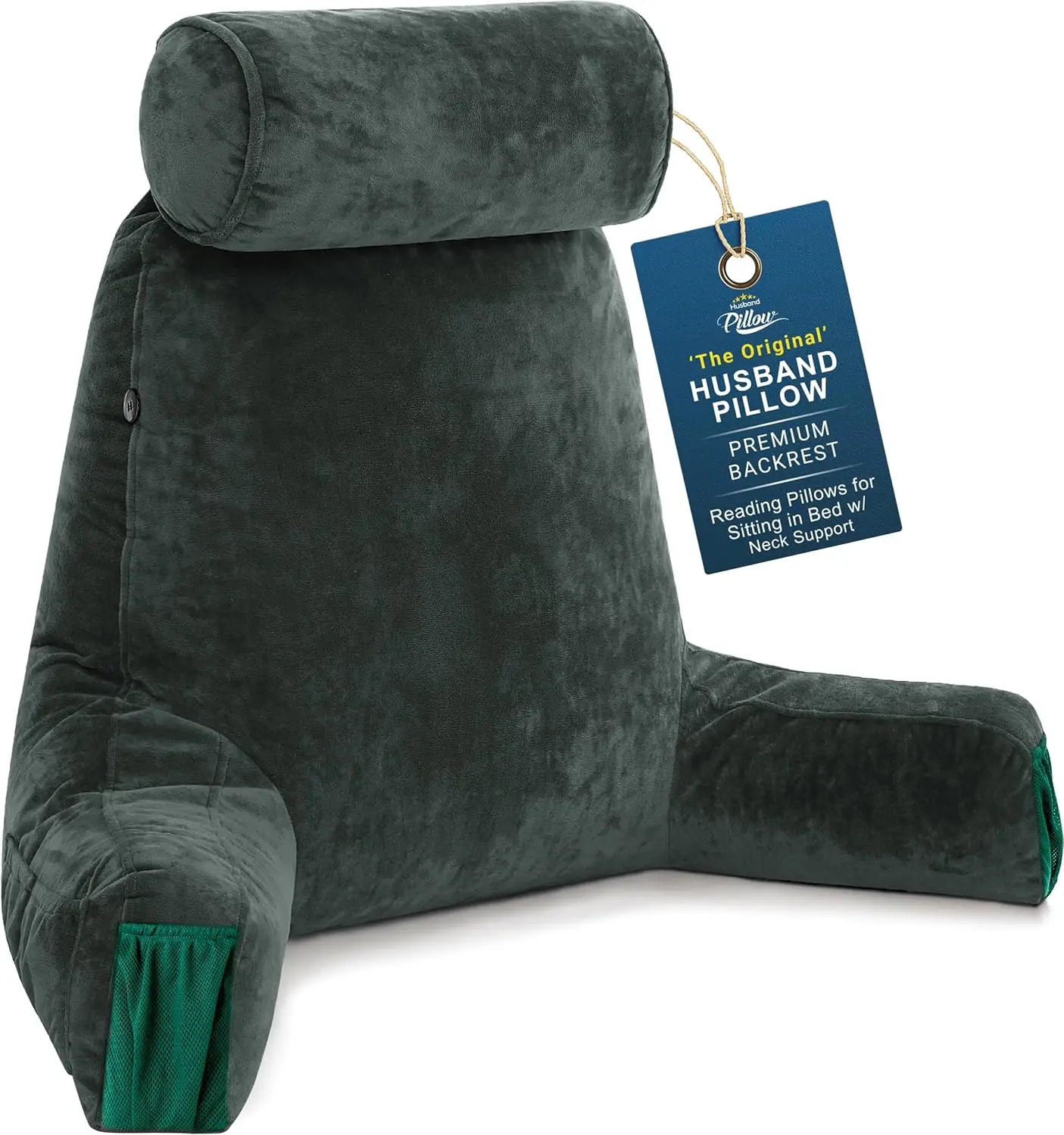 Husband Pillow Medium Reading Pillow with Arms - 23