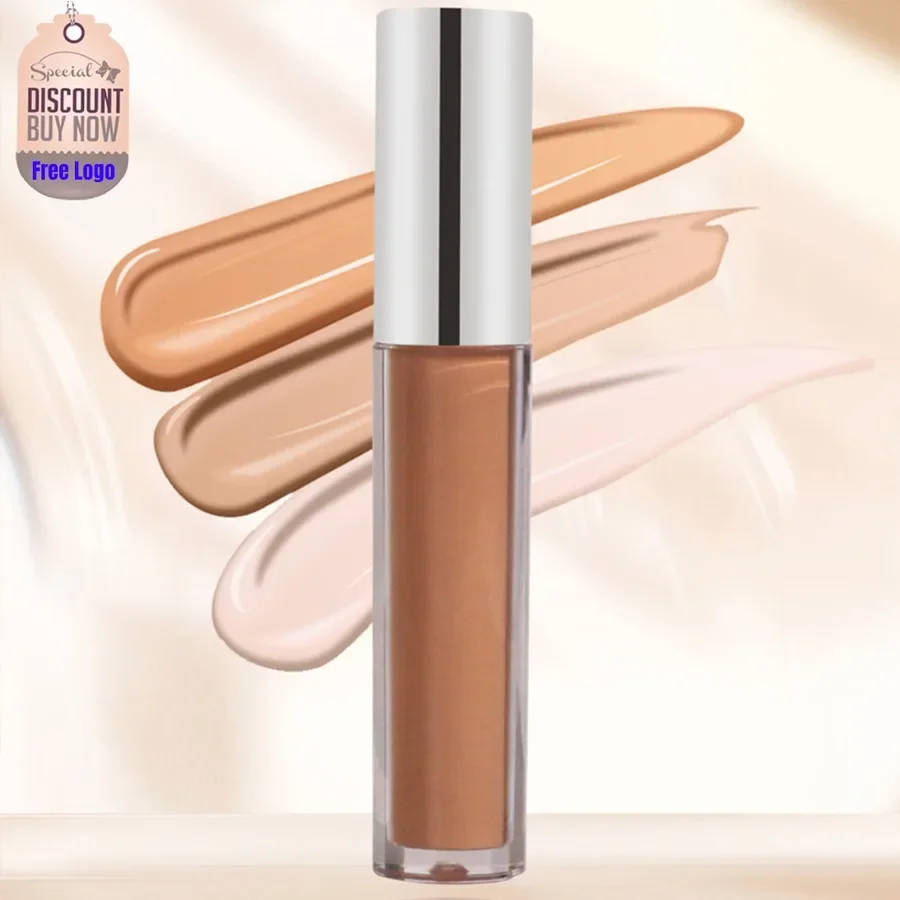 Benutzer definierte 16 Farben Silber Deckel flüssigen Concealer Bleistift langlebige wasserdichte Öl kontrolle feuchtigkeit spendende Concealer Bulk