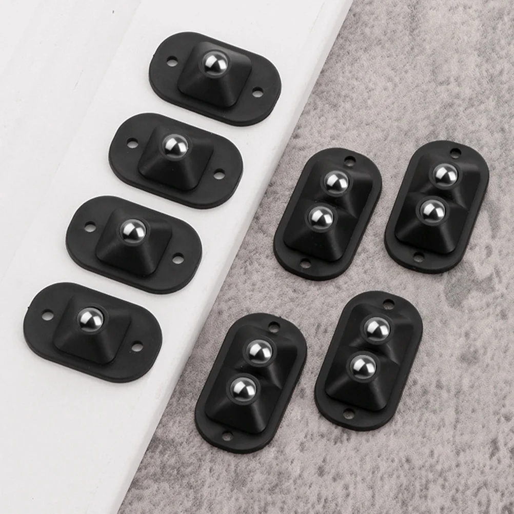 16 Pcs Hardware Accessories Double Ball Universal Wheel Trash Can Caster Wheels 500X280X100CM Abs Steel Small Casters