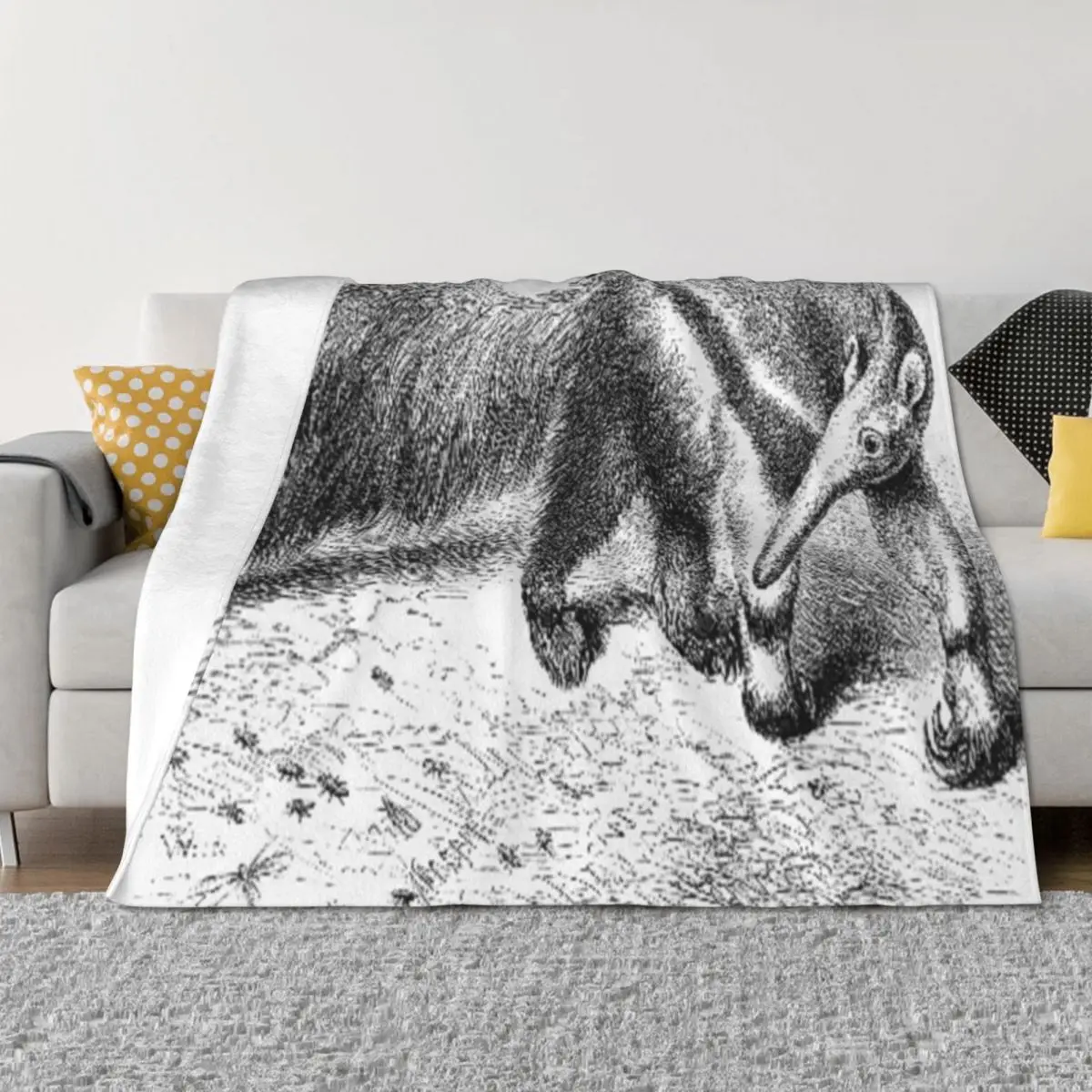 

Giant anteater from Eccentricities of Animal Creation Throw Blanket Heavy christmas decoration Sofa Throw cosplay anime Blankets