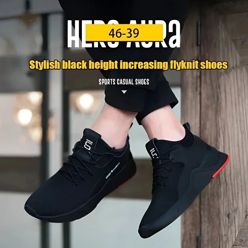 

VIVISUPERMAN Men's knitted shoes height