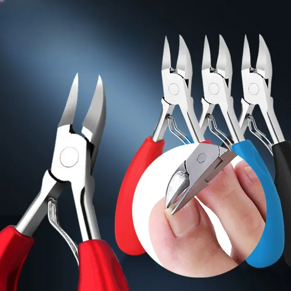 Nail Clipper Eagle Nose Cutter Ingrown Toenail Thick Nail Dead Skin Remover Cuticle Scissors Sharp Curved Blade Manicure Tools