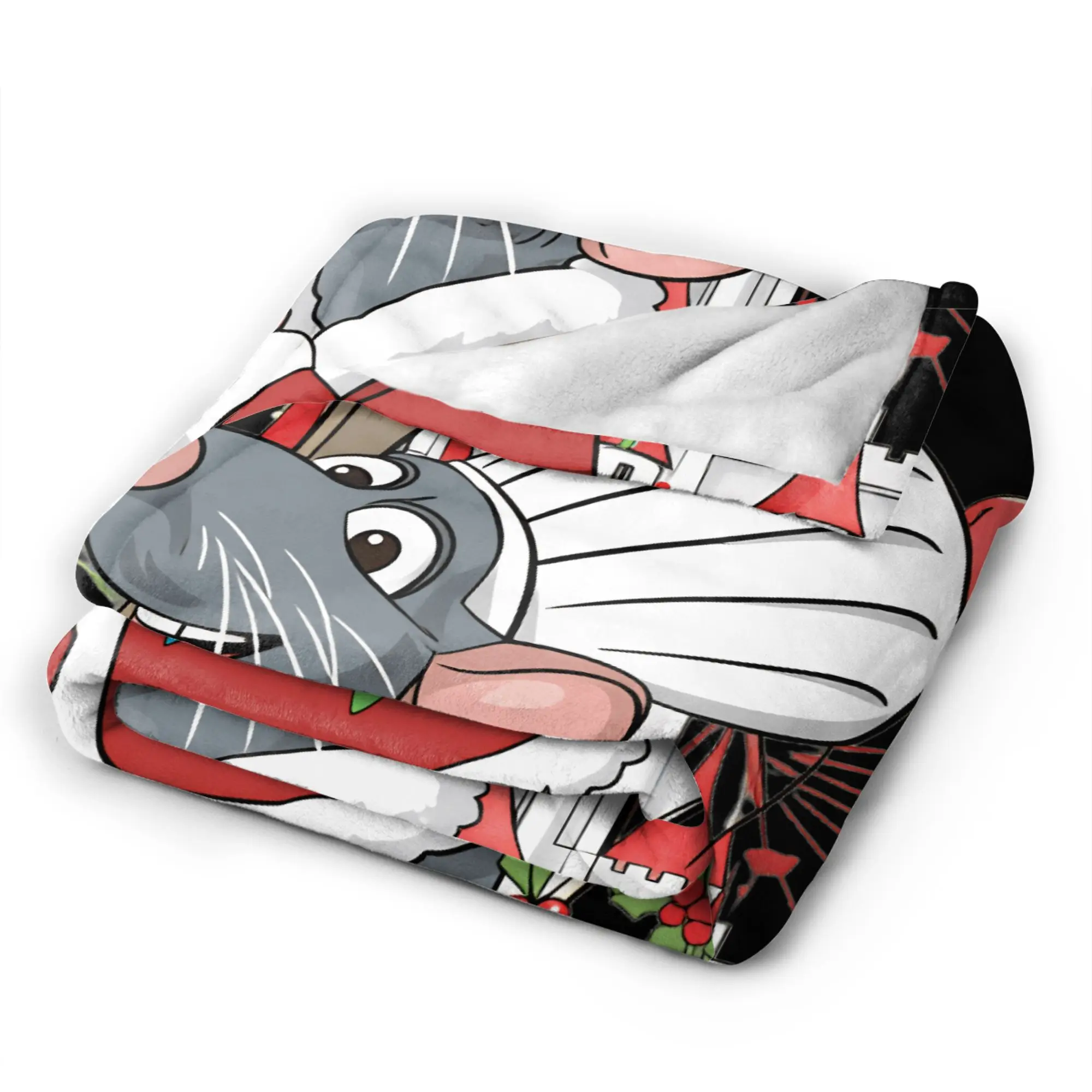 راتاتوي عيد الميلاد بطانية ناعمة دافئة صبي فتاة أفخم رمي بطانية مضحك الأريكة كرسي الفانيلا المفرش أريكة غطاء سرير #5