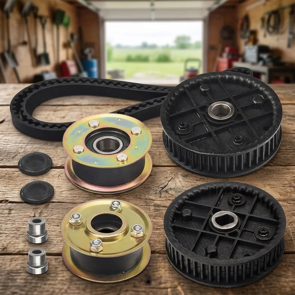 Enhanced Transmission Efficiency with Pulleys Sprockets and Belt Kit for Toro for Lawn Mower Long lasting PerFor formance