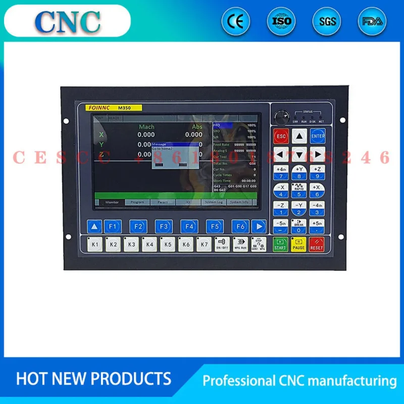M350 3/4/5-Axis Offline Motion Controller Engraving And Milling Machine System Supports Automatic Tool Change ATC Multi-Process