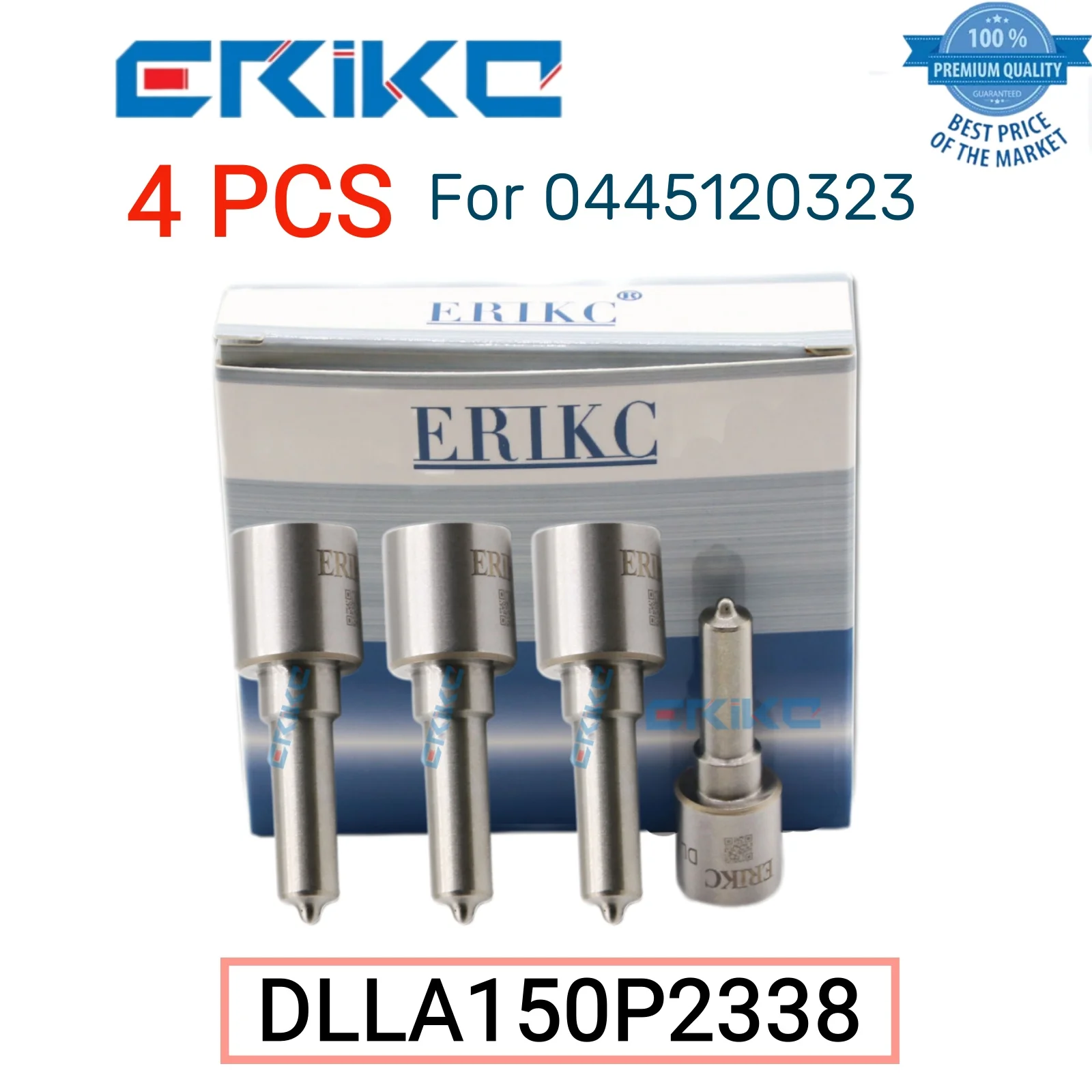 

4 PCS DLLA150P2338 Fuel Injection Nozzle 0 433 172 338 DLLA 150 P 2338 Oil Spray Nozzle DLLA150P2338 for 0445120323