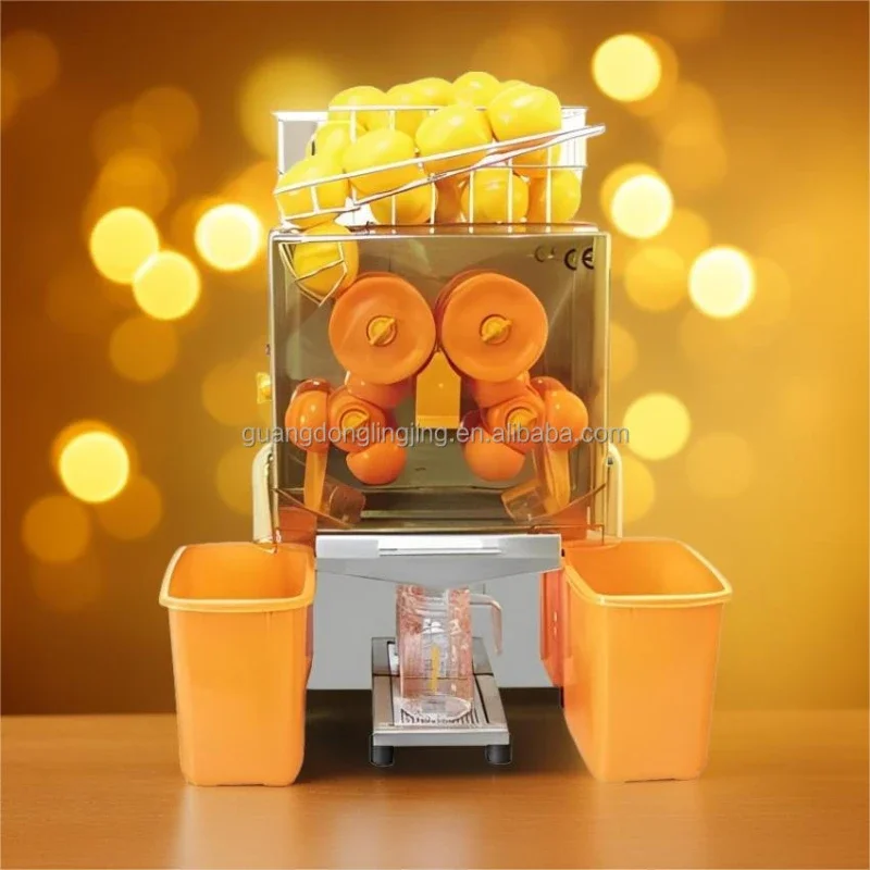 Cheap Commercial Automatic Orange Juice Maker Hotel Bar Supermarket