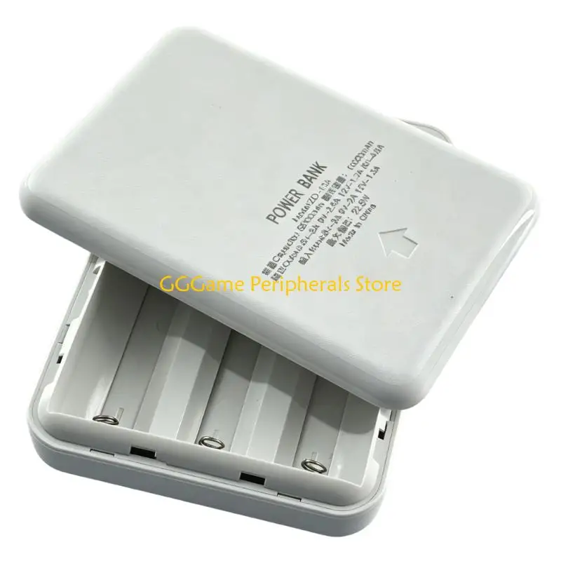 U55B Solder-Frees 3Slot Powerbank Case for 3X21700 Cells, DIY Housing Battery Box