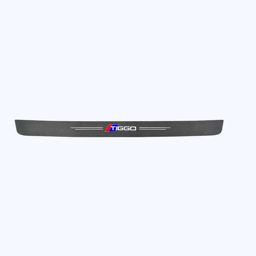 Carbon Fiber Door Entry & Rear Bumper Threshold Anti‑Scratch Decal for Chery Tiggo 7 8 9 Omoda C5 Jaecoo J7 J8 Outer Accessory