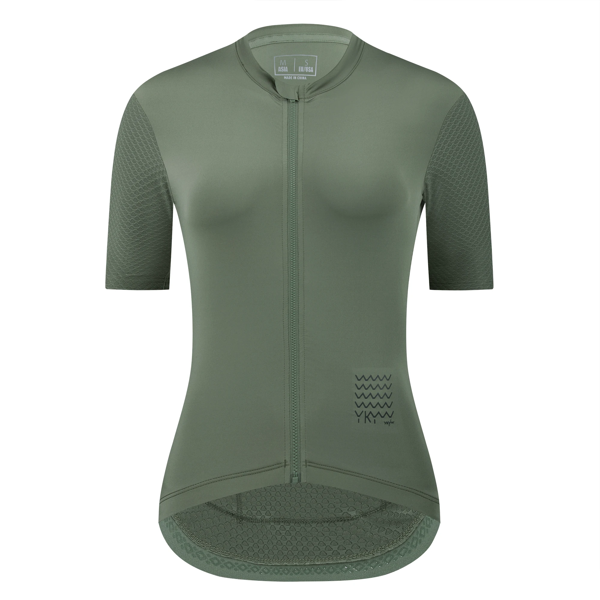 YKYWBIKE 2025, Damen-Radtrikot, kurzärmelig, Rennrad-Shirt, weibliches Fahrradtrikot, atmungsaktiv, reflektierend, Pro-Radsportbekleidung 5