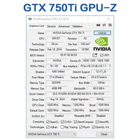 MLLSE GTX 750Ti 4GB Graphics Card GDDR5 128Bit DVI VGA PCI-E 3.0 Geforce GPU Gtx 750 8gb Gaming Video Card Placa De Video 5