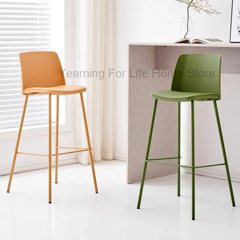 

Minimalist Modern Office Designer Bar Chairs Nordic Office Luxury Bar Chairs Counter Stool Barkrukken Salon Furniture