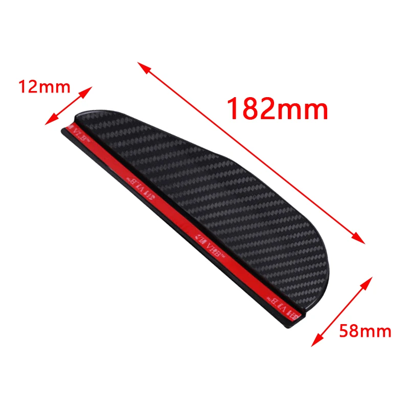 For Honda Mugen Power Civic 5D Accord 8 CRV Hrv Fit Jazz Car Rearview Mirror Rain Eyebrow Rainproof Accessories Decor