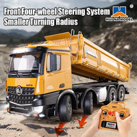 Huina 1536 RC Dump Truck 1:14 Crane Crawler 12CH Remote Control Excavator Scale Truck Tractor Construction Vehicle Light Sound