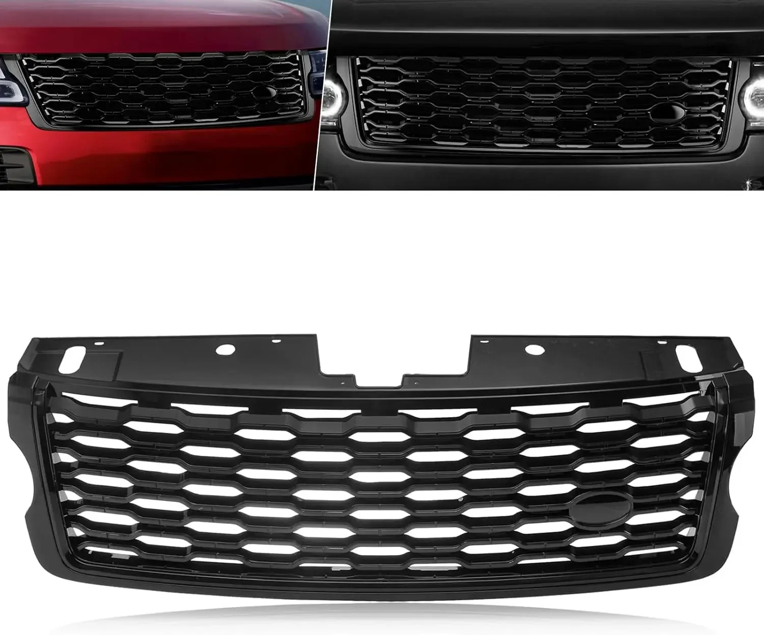 Front Bumper Upper Air Intake Grille for Land Rover Range Rover Vogue L405 2013 2014 2015 2016 2017 Racing Grills Body Kit Parts