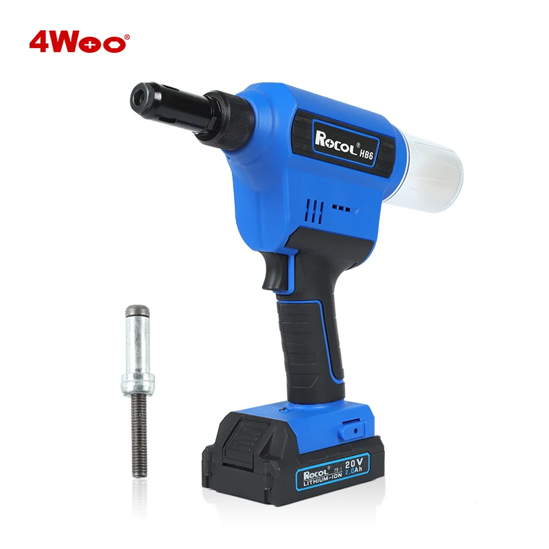 Efficient Electric Riveting System 1h Quick Charge Powerful Pull Force Lithium Battery Rivet Gun for BOM Rivets