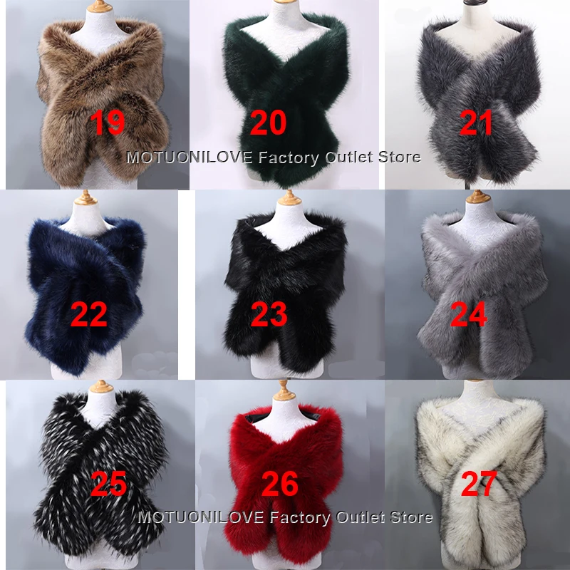 33 Colors Super Warm Fluffy Long Cape Coat Women Winter Faux Mink Fox Fur Shawl Bridal Shawl Wedding Cape Lady Dress Cape Poncho