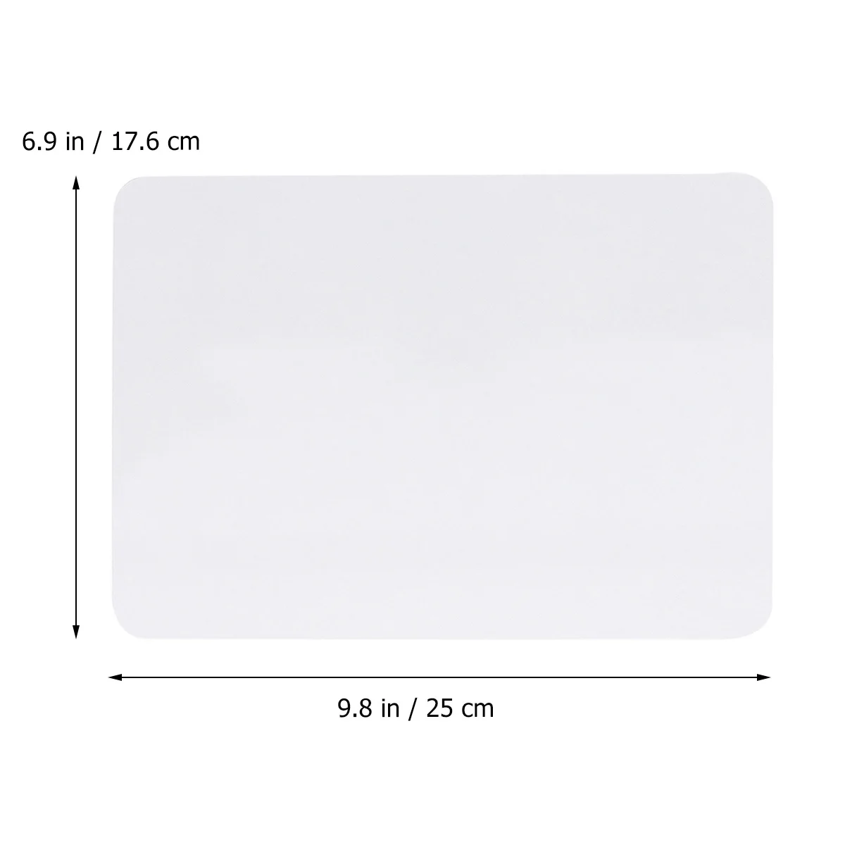 4pcs Desktop Small White 10X7 Inch Write Erase Message For Home Office School Reminder Board Desktop Board