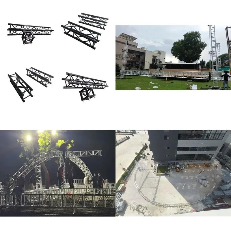 Simple Aluminum Truss System for Outdoor Activities 1000kg Load Bearing Capacity Modular Design Movable